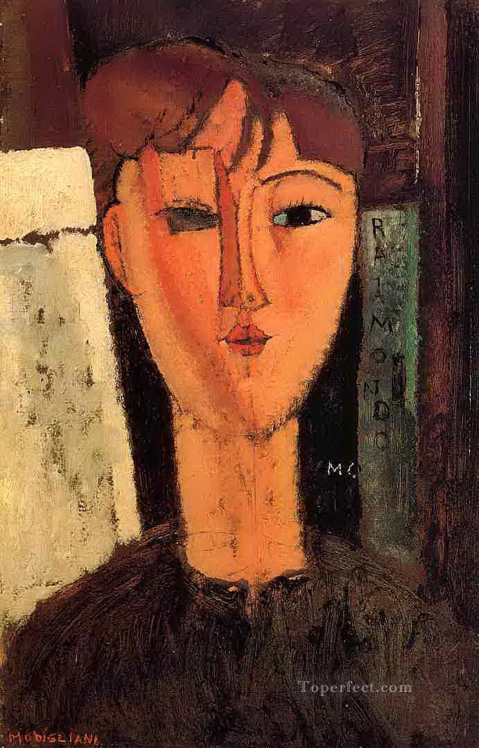 raimondo 1915 Amedeo Modigliani Pintura al óleo